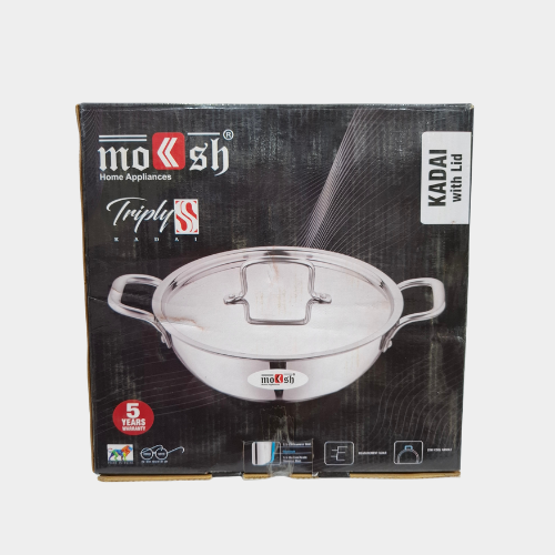 Moksh Triply Kadai 20cm - Image 5
