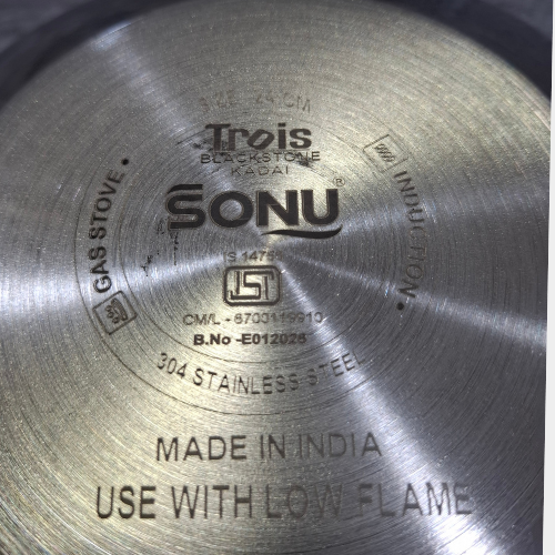 Sonu Trois Blackstone Triply Kadai 24cm - Image 4