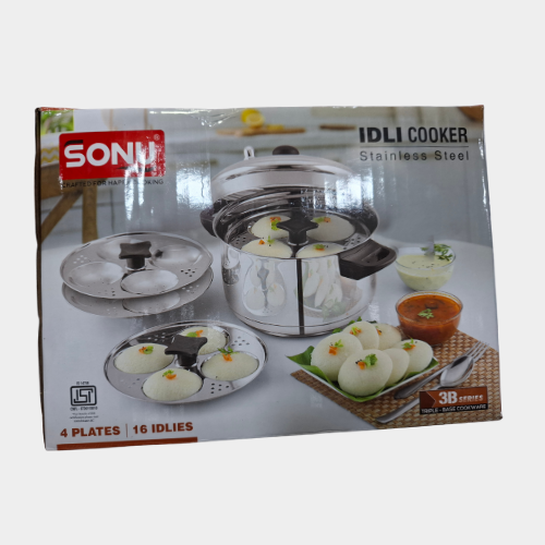 Sonu Idly Cooker 4 plates (16 idly) - Image 7