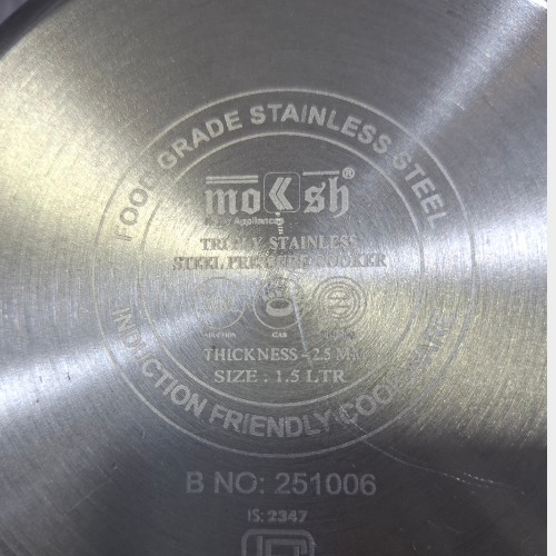 Moksh triply 1.5 ltr Pressure cooker - Image 2
