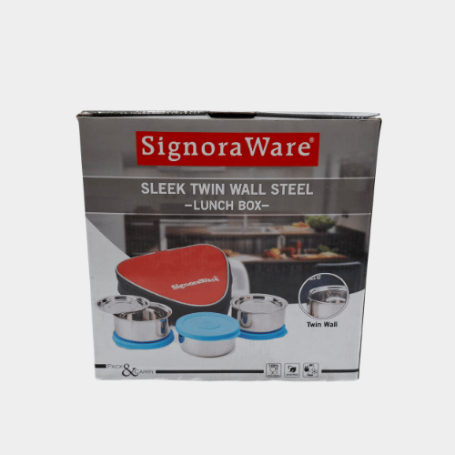Signoraware Sleek Twin Wall Lunch Box - Image 5