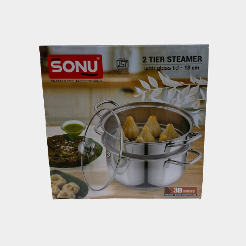 Sonu 2 Tier Steamer 18cm - Image 5