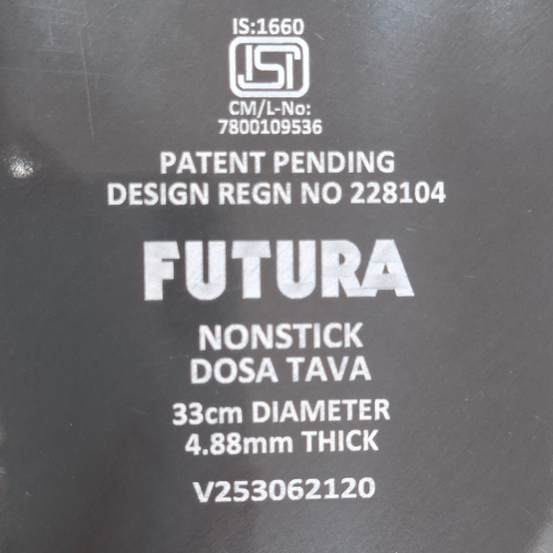 Futura Nonstick Dosa Tawa (Griddle) 33cm - Image 2