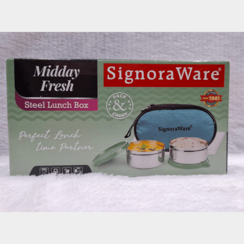 Signoraware Midday Fresh Steel Lunch Box - Image 2