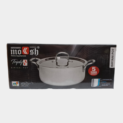 Moksh Triply Biryani Pot 26cm - Image 4