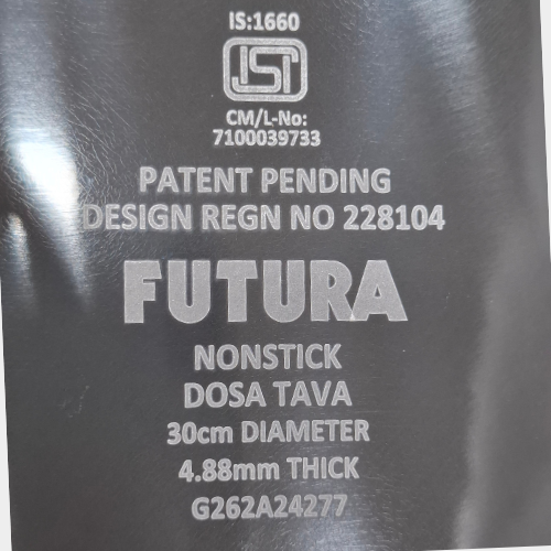 Futura Nonstick Dosa Tawa (Griddle) 30cm - Image 2