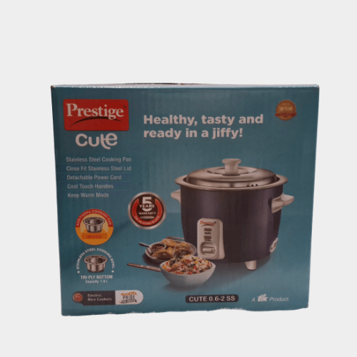 Prestige Cute 0.6-2 SS Electric Rice Cooker - Image 5